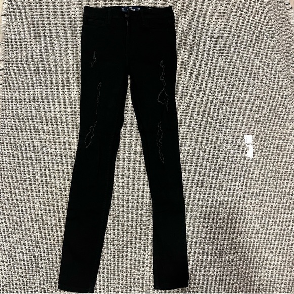 Classic Stretch High-Rise Super Skinny Jeans black Tall - Picture 1 of 1